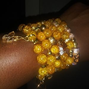 These bracelets are hand made by me